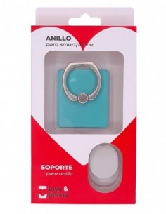 Soporte Anillo con Gancho Azul