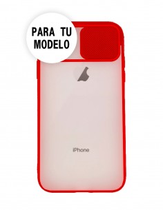 Funda con Protección de Cámara Rojo