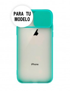 Funda con Protección de Cámara Azul