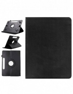 Funda de Tablet Giratoria Lisa Negro
