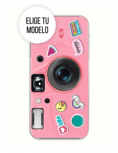 Funda Gel Silicona Emily in Love and Phone Rosa