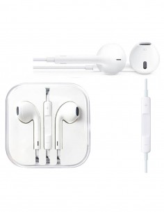 Auriculares con Micrófono Blanco (Jack 3.5 mm)