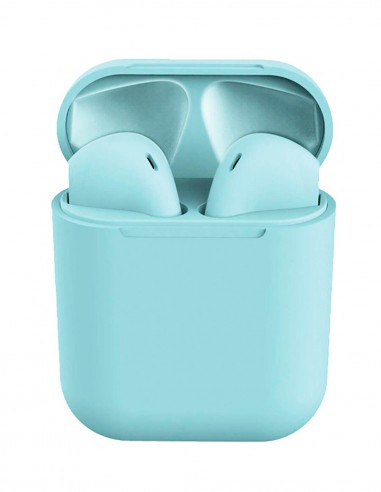 Auriculares Bluetooth Air Plus Color Macarons Azul