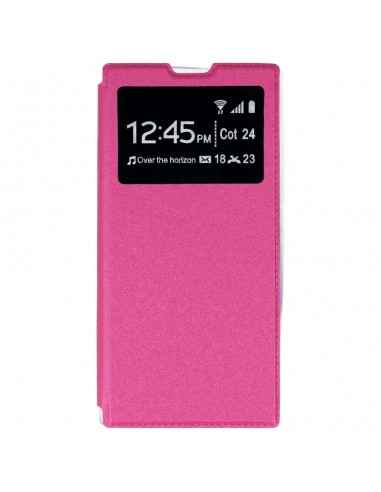 Funda Libro Rosa con Ventana para...