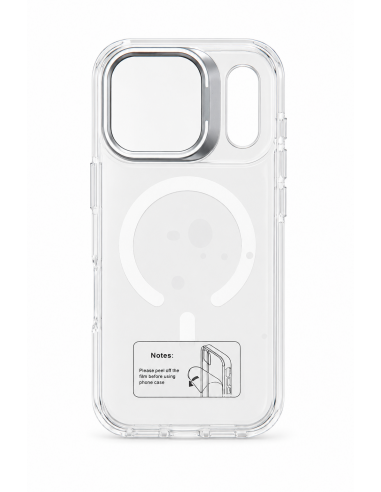 Funda con Soporte Cromado Magsafe para Iphone 17 PRO