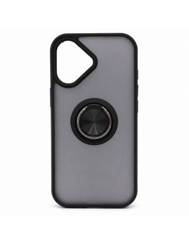 Funda acrílica con anillo para Iphone 17