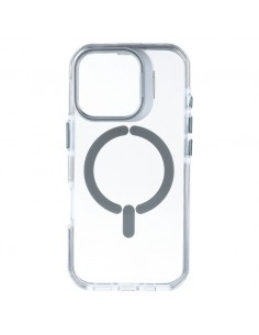 Funda con soporte Cromado Magsafe para Iphone 16 Pro