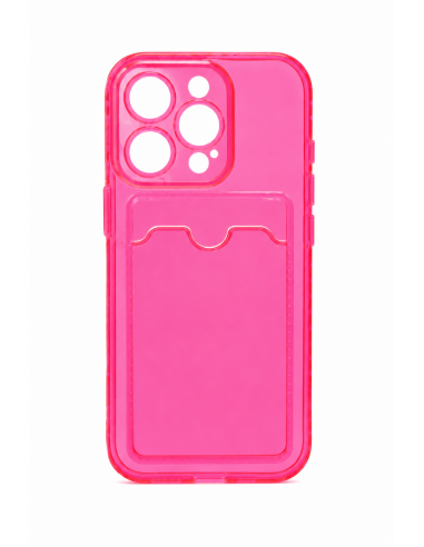 Funda de gel con tarjetero para Iphone 16 PRO