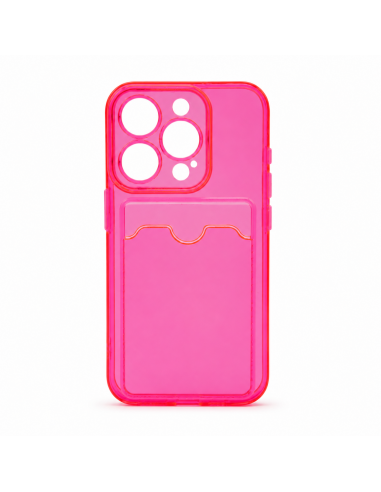 Funda de gel con tarjetero para Iphone 15 PRO