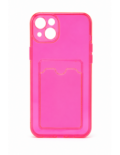 Funda de gel con tarjetero para iPhone 14 PLUS