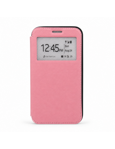 Funda con ventana lisa para iPhone 14 PLUS