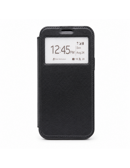 Funda con ventana lisa para iPhone 14 PLUS