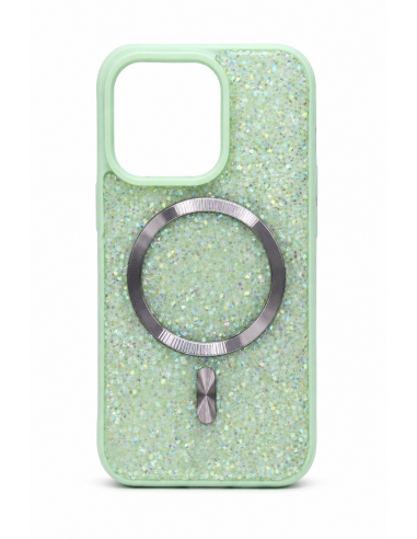 Funda con Brillo Deluxe Magsafe para iPhone 14 PRO