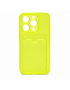 Funda de gel con tarjetero para iPhone 13 PRO 2