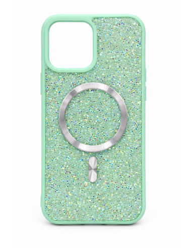 Funda con Brillo Deluxe Magsafe para iPhone 13 PRO MAX