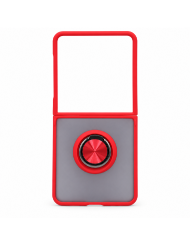 Funda acrílica con anillo para Samsung Galaxy Z Flip 8